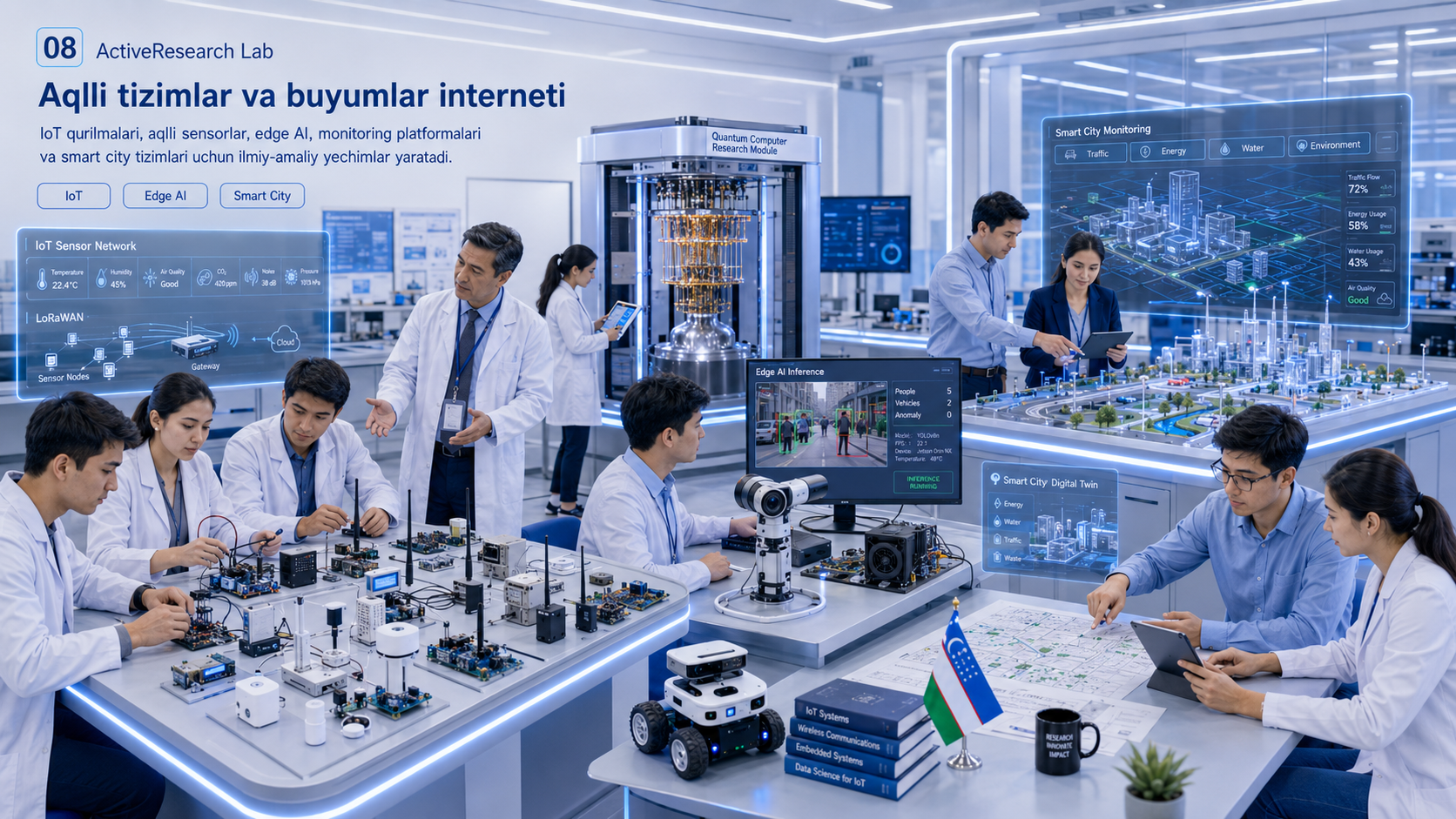 Aqlli tizimlar va buyumlar interneti laboratoriyasi logotipi