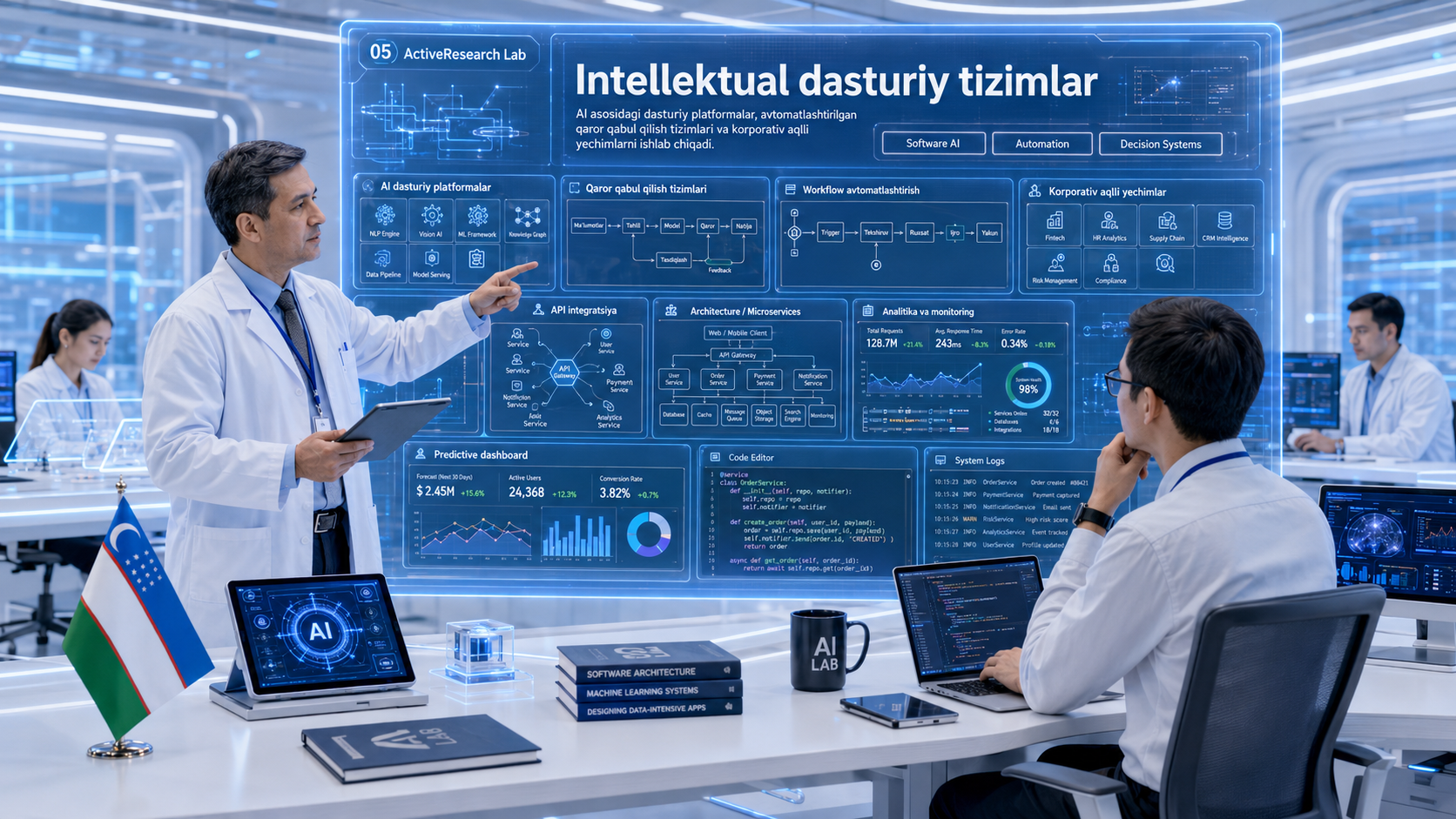 Intellektual dasturiy tizimlar laboratoriyasi logotipi